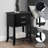 Johnessa 2 Drawer End Table with Shelf with Solid Wood Legs-496559115