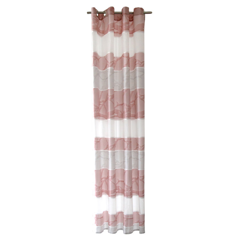 Didonato Room Darkening Curtain, Rose