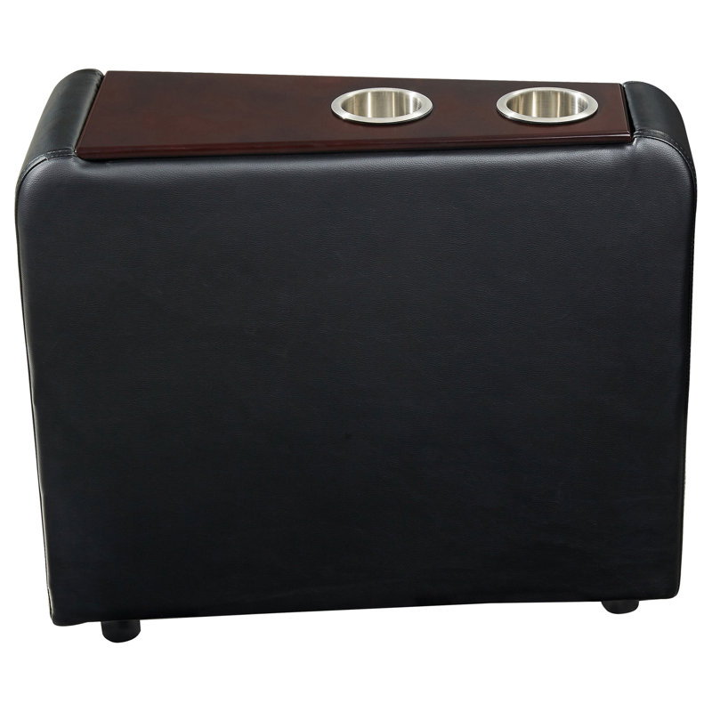 Console de cinéma rembourrée avec rangement