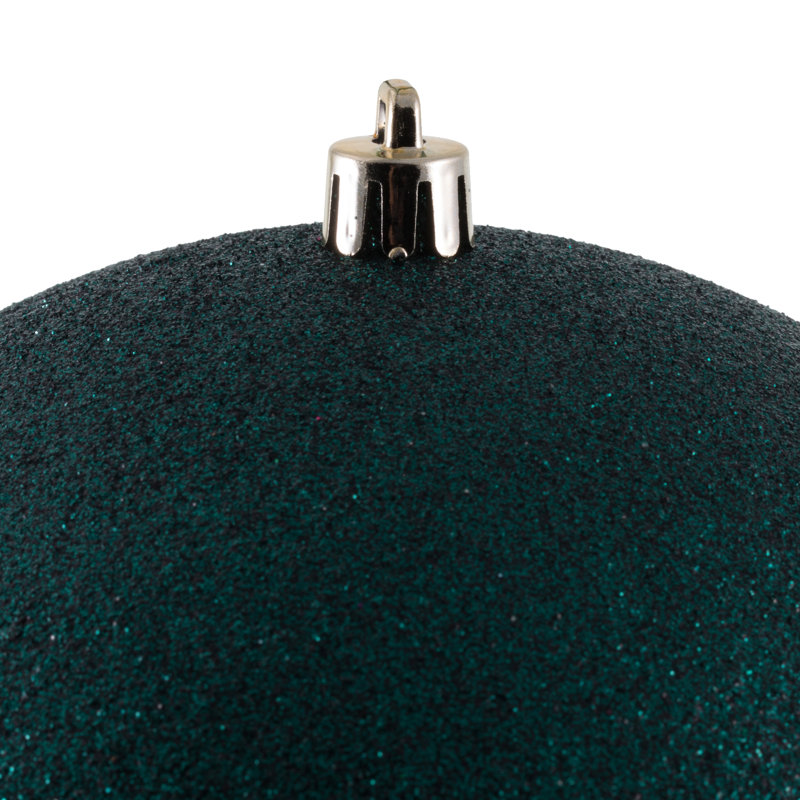 Décoration de boule décorative des Fêtes, Vert minuit, H 4,75 po x l 4,75 po x P 4,75 po