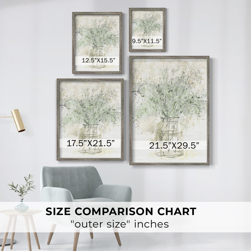«Greens of Summer II», reproduction encadrée - bois massif 48017, H 30 po x l 24 po