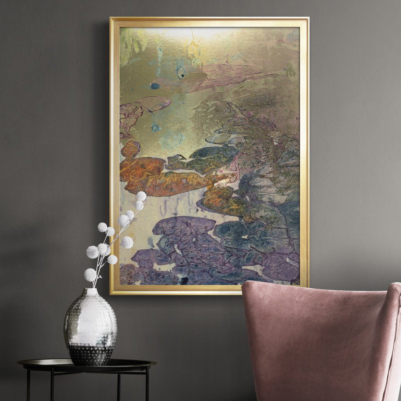 - Cadre photo, impression sur toile, Or, H 30,5 po x l 22,5 po x P 1 po