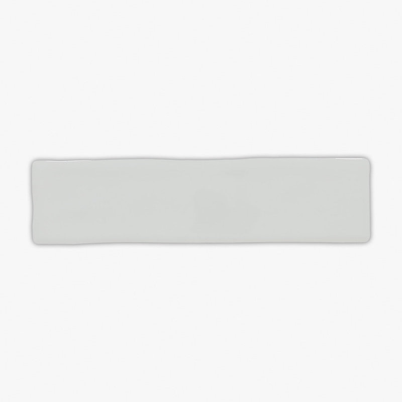Carreau de mur et de sol en porcelaine 3 po x 12 po, Blanco brillant