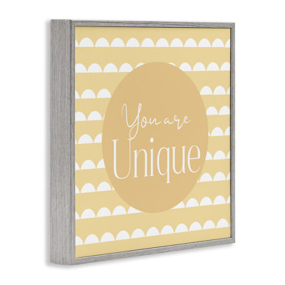«You Are Unique Affirmation», estampe numérique, design par Christine Simpson Art