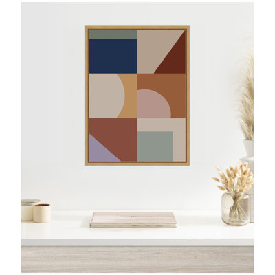 «Modern Bohemian Pattern 1» par The Creative Bunch Studio, reproduction d'art sur toile encadrée