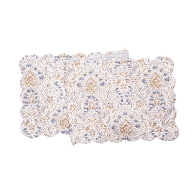 Detelin Runner Floral Cotton Table Runner