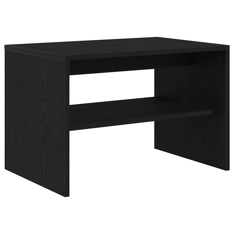 Shalo Unfinished TV Stand, Black Oak, 60cm