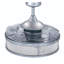 Ventilateur de plafond à pales rétractables de 122 cm (48 po) avec lumière et télécommande, ventilateur de plafond moderne Fandelier, technologie de conception brevetée, pales plus robustes et plus épaisses, chromé-320471022