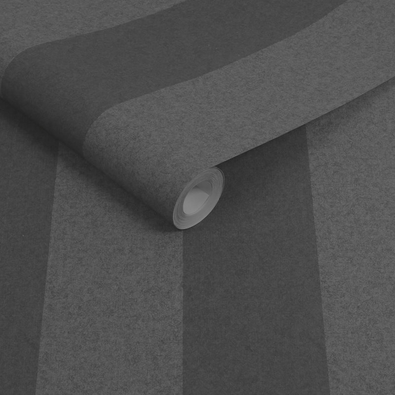 Superfresco Easy Regent Stripe Wallpaper, Black