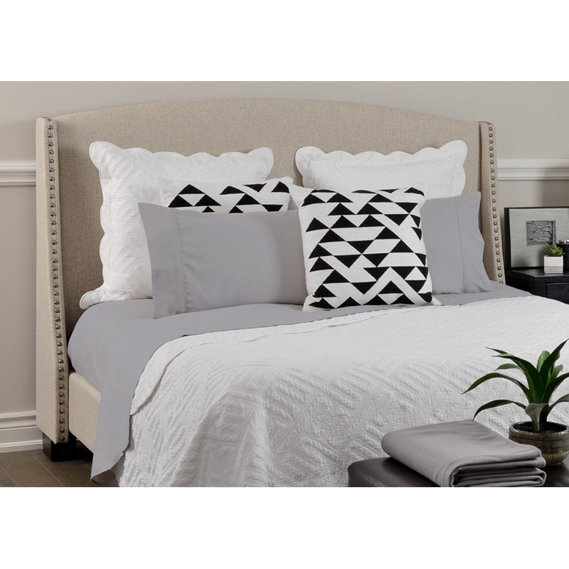 Ensemble de draps en microfibre Paarizaat 9000 Series, gris clair, Lit simple