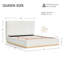 Lit plateforme tapissier Modern Boucle-1685264502-1685264503