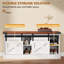 Portemanteaux, banc de chaussures, ensemble de rangement 100 cm, blanc