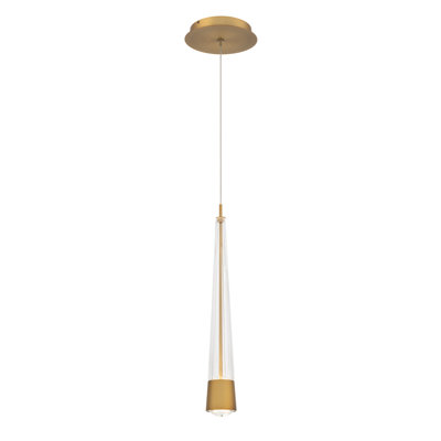 Luminaire suspendu 1 lumière DEL Quill