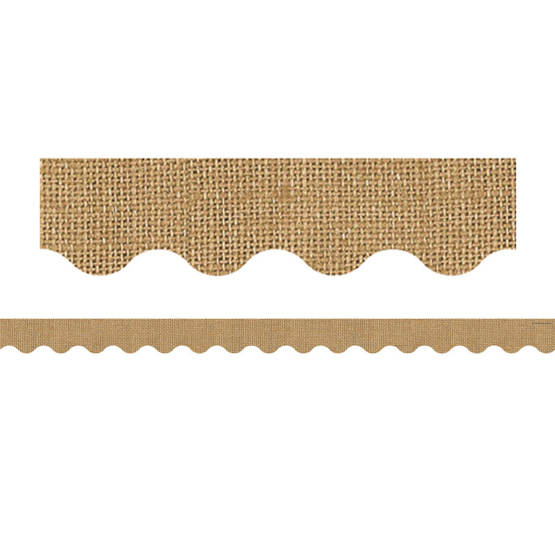 Bordure festonnée roulée