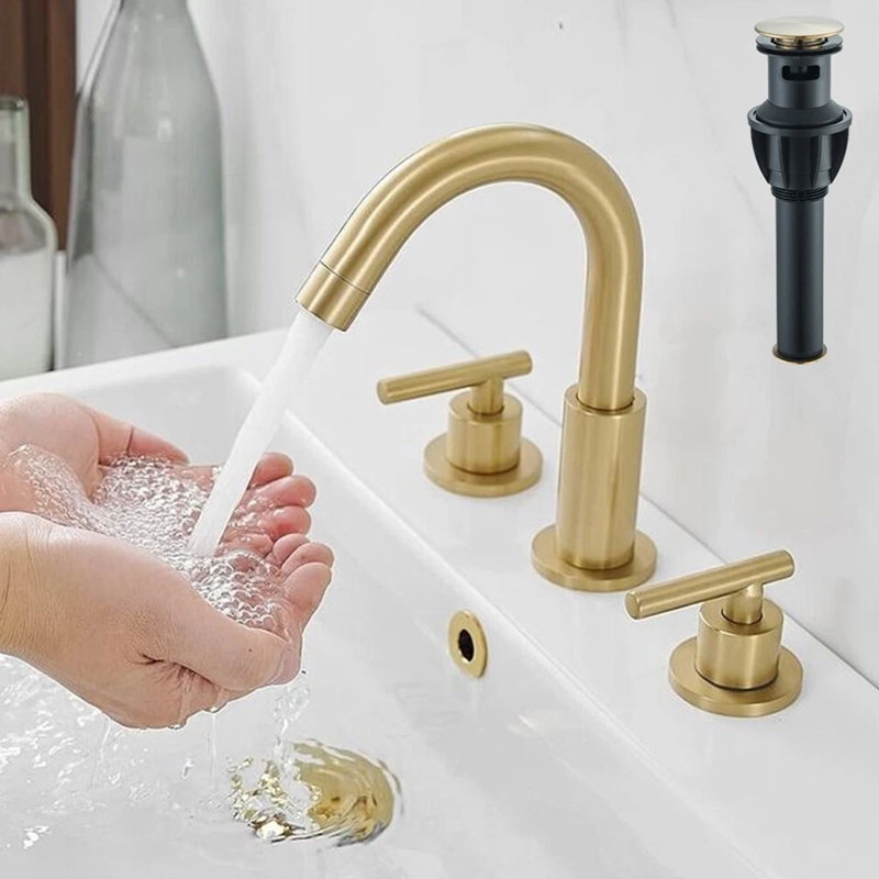 Bathroom Faucet, Brushed Gold