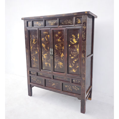 Antique Chinese Chinoiserie-Style Cabinet