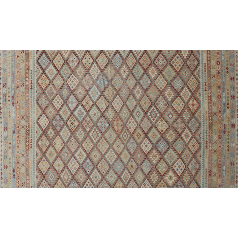 Mclendon Geometric Hand Woven 610cm X 768cm Area Rug