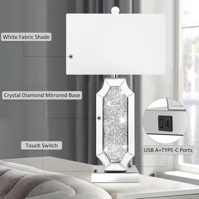 Lampe de table Klimesh USB