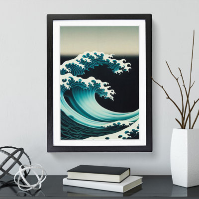Crashing Japanese Wave - Single Picture Frame Print