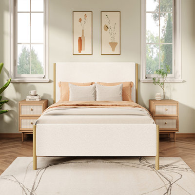 King Size Bed Frame (White)