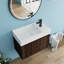 Ensemble de meuble-lavabo simple avec plateau en résine Kielder-443681489-443681498