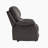 Manon 35.5" Transitional Faux Leather Reclining Chair with Tab Pull Reclining Motion & Metal Reinforced Seat