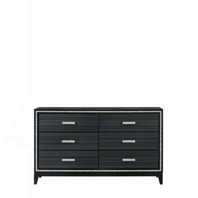 Haiden Weathered Black Finish Dresser