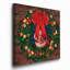" Santa Wreath III-Premium Gallery Wrapped Canvas - Ready To Hang "-61458887
