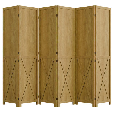 Solid Wood Folding Room Divider