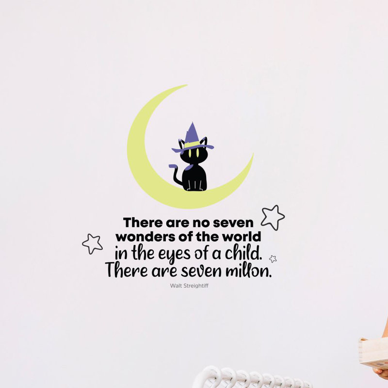 Text & Numbers Wall Decal, 10" H x 10" W x 0.05" D