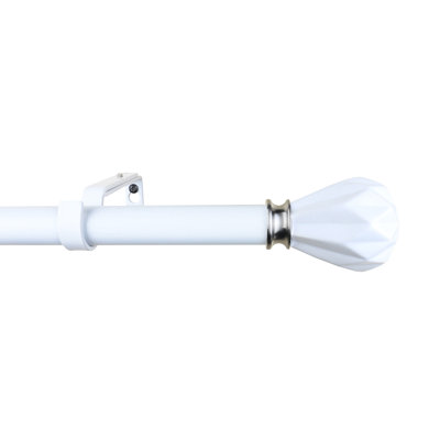 Becontree Adjustable 1'' Single Curtain Rod