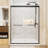 Aluminum Frame Double Sliding Shower Door, Tempered Glass Shower Door With Explosion-Proof Film And Stainless Steel Handles-117950826