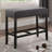Fabric Counter Height Dining Bench with Nailhead Trim-2133386202
