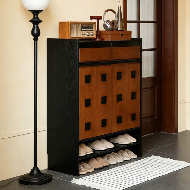 Antique Style Small Shoe Storage Cabinet