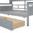 Daybed with Slatted Base, Bedside Shelf and Two Storage Compartments, Sleek Frame-6774715-6774712