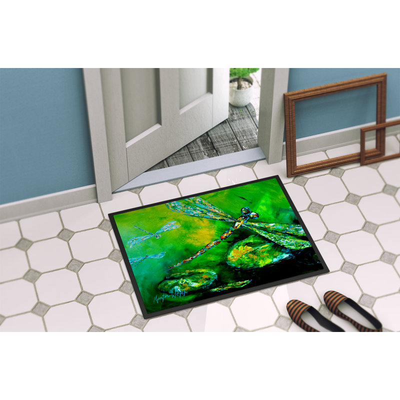 Tapis d'entrée / extérieur antidérapant Strathmere, Rectangle 1 pi 6 po x 2 pi 3 po