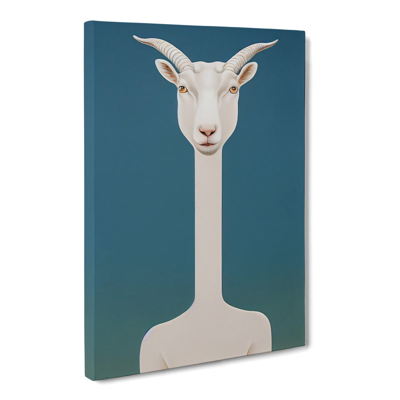 Goat - Wrapped Canvas, 60cm H x 40cm W x 3cm D