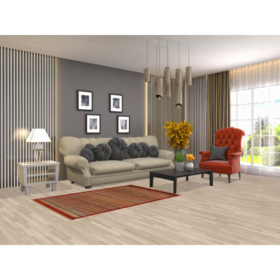 Striped Gabbeh  Modern Area Rug 3x5
