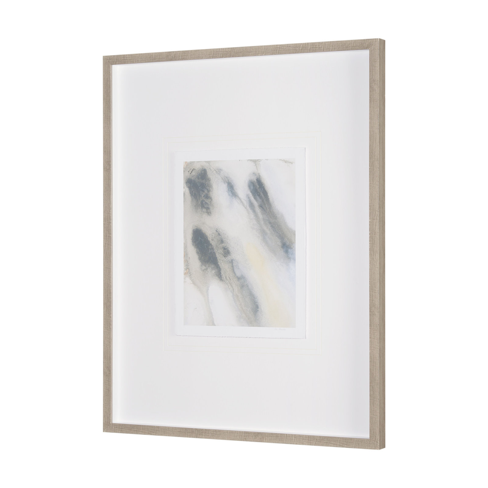 Retreating "Tide I" Print by Ira Havuka, 37.5" H x 9.5" W, Retreating Tide I, Gray