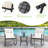3-Piece Patio Rocking Bistro Set