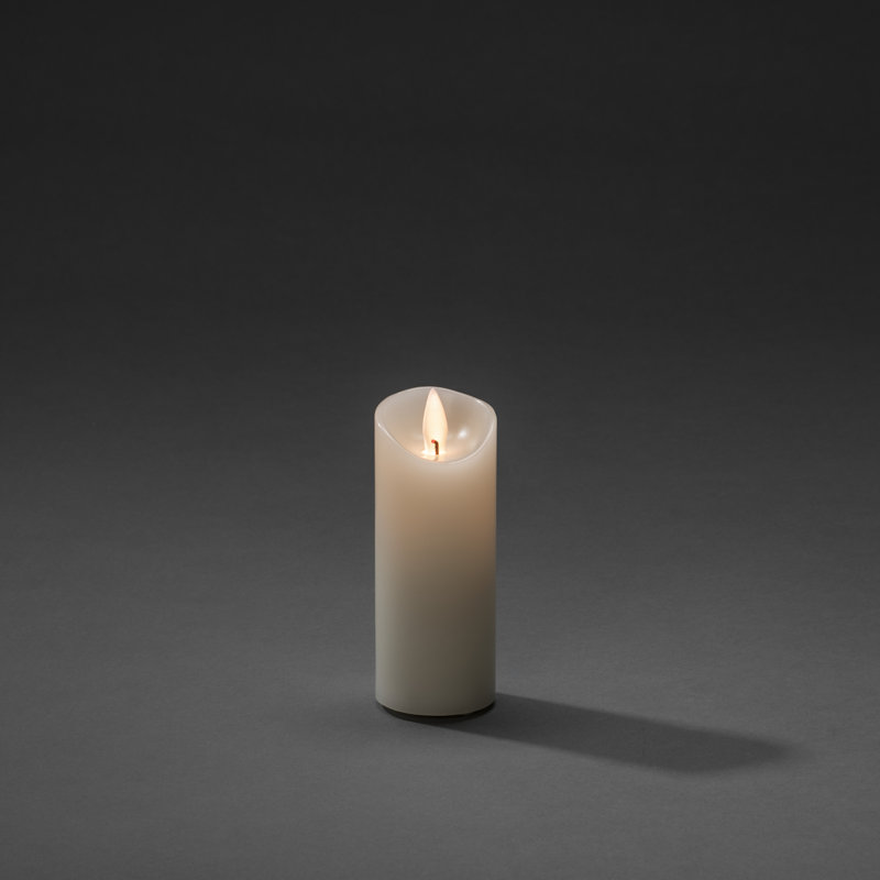Unscented Flameless Battery Candle, 12.7cm H x 5cm W x 5cm D, 1