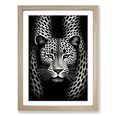 Cheetah Op - Framed Print