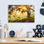  «Restful Radiance» par Erin Dertner, art mural en verre acrylique, 16 po x 12 po