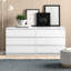 Commode double 6 tiroirs pour le couloir de la chambre à coucher