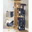 Cat Tree for Indoor Cats, 176cm Large Cat Tower, Multi-layer Scratching Post with 3 Platforms, 2 Caves, 7 Sisal Posts, Hammock, Pompoms, Heavy-Duty for Multi-Cat Homes-161839091