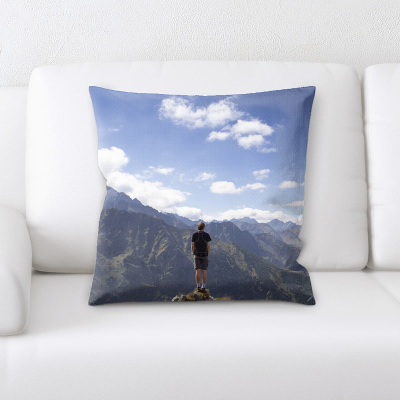 Microsuede Throw Pillow