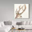 « gilded cerf », reproduction de peinture à l’acrylique sur toile tendue-31870319