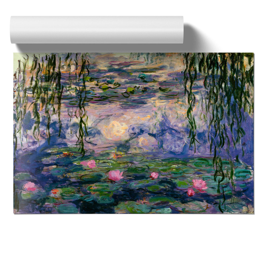 Water Lilies Lily Pond Vol.11 by Claude Monet - Unframed Painting