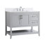 Ensemble de meuble-lavabo simple 42 po Scottsbluff-329134244