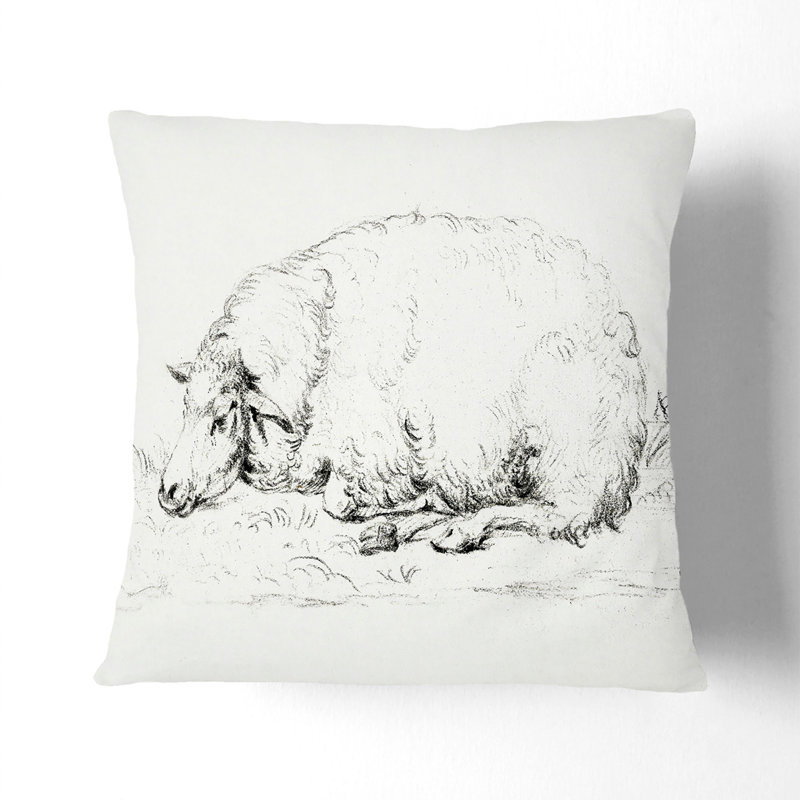 Square Throw Cushion, 55cm H x 55cm W x 20cm D